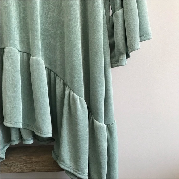 NWT 🆕 Light Blue Ruffle Top - Picture 7 of 8